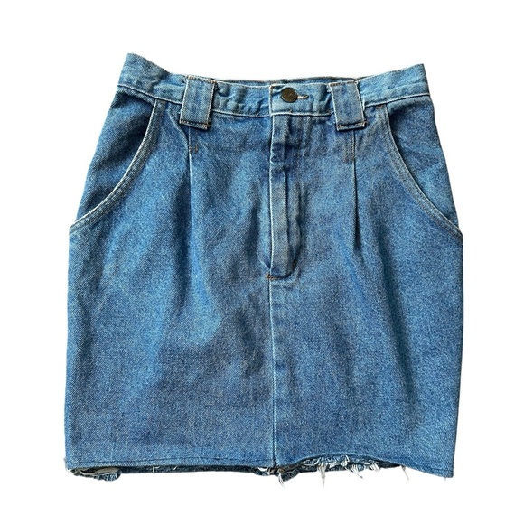 Vintage American Profile Jeanswear Denim Skirt vintage size 7/8 - Picture 1 of 9